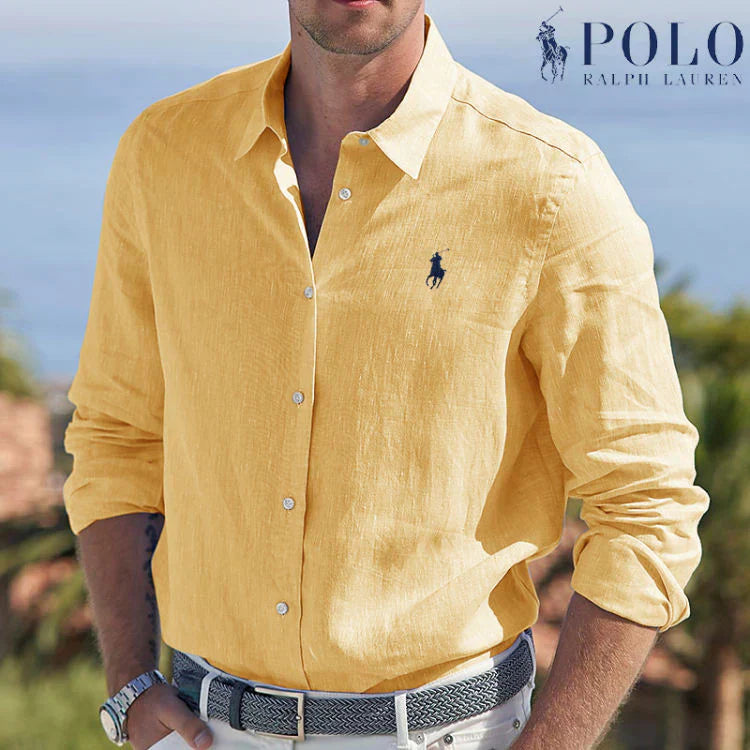 RL™  Slim button-up shirt + Free Perfume Bleu de Chanel