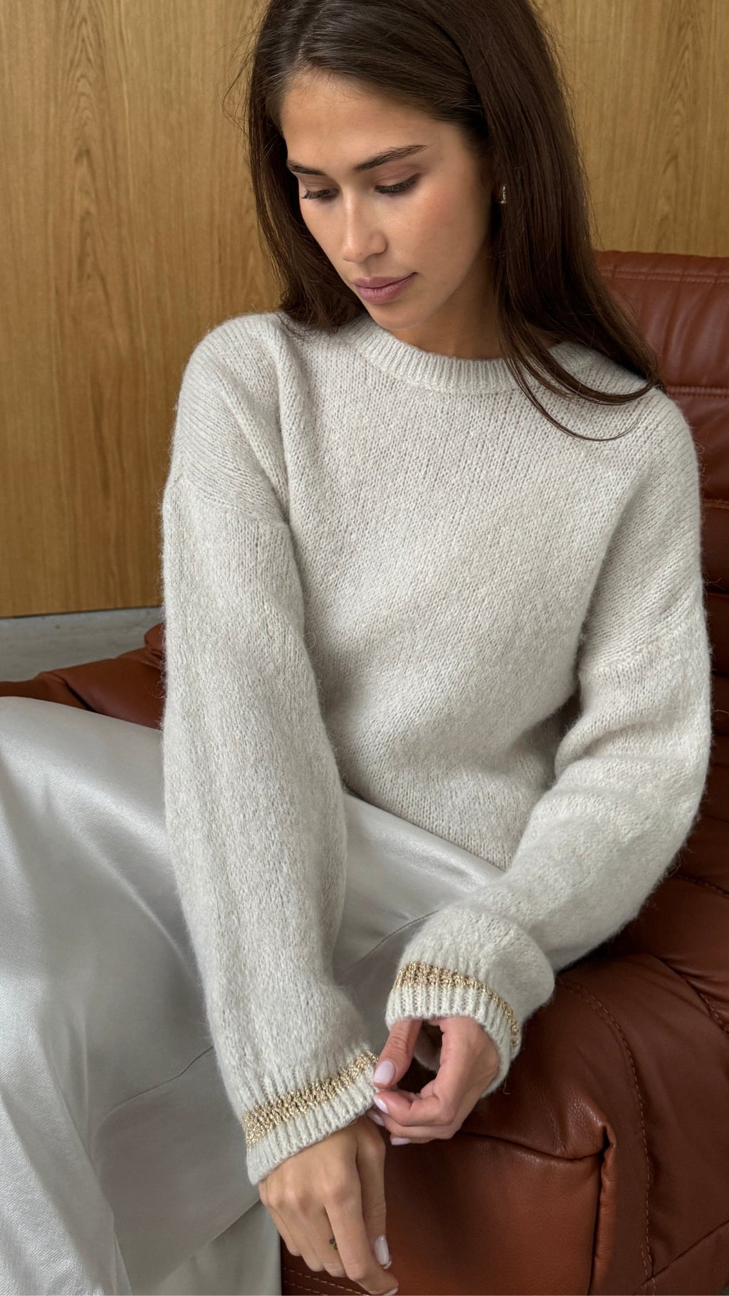 Noelle Sweater - Taupe