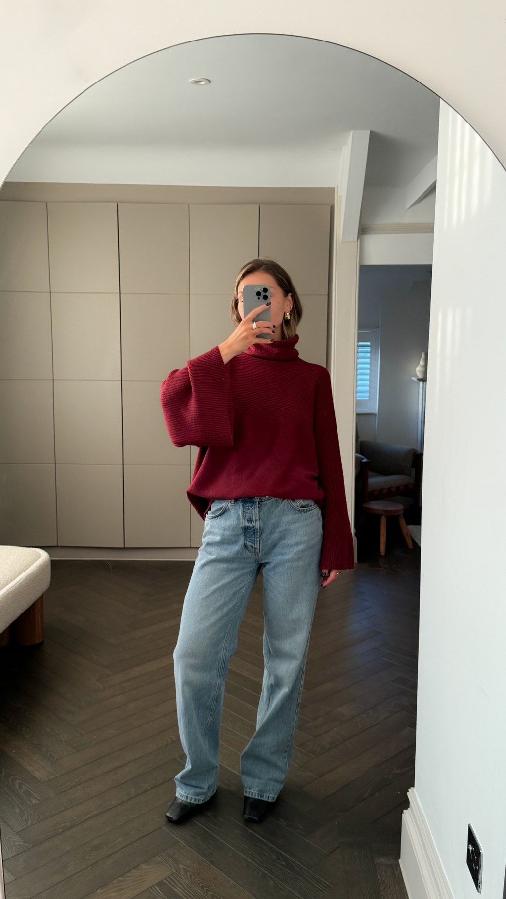 Amelie Sweater - Dark Cherry