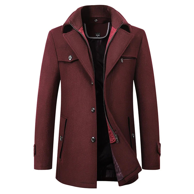Men’s Water-Repellent Winter Coat | Smart Jacket with Hood and Everyday Styling