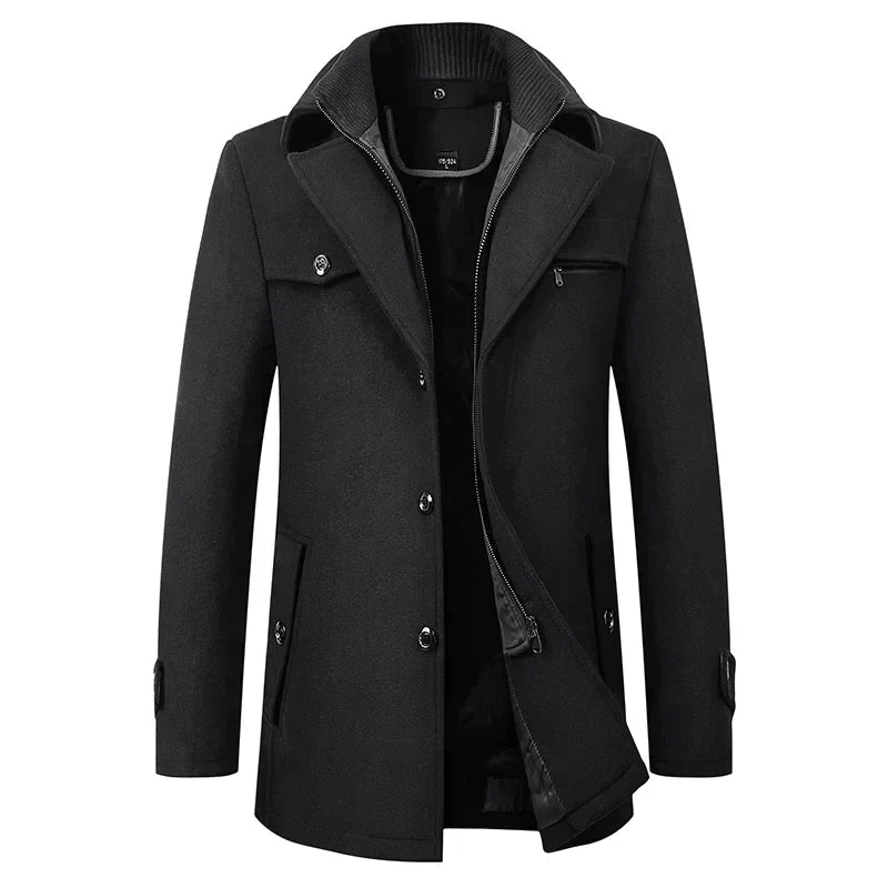 Men’s Water-Repellent Winter Coat | Smart Jacket with Hood and Everyday Styling