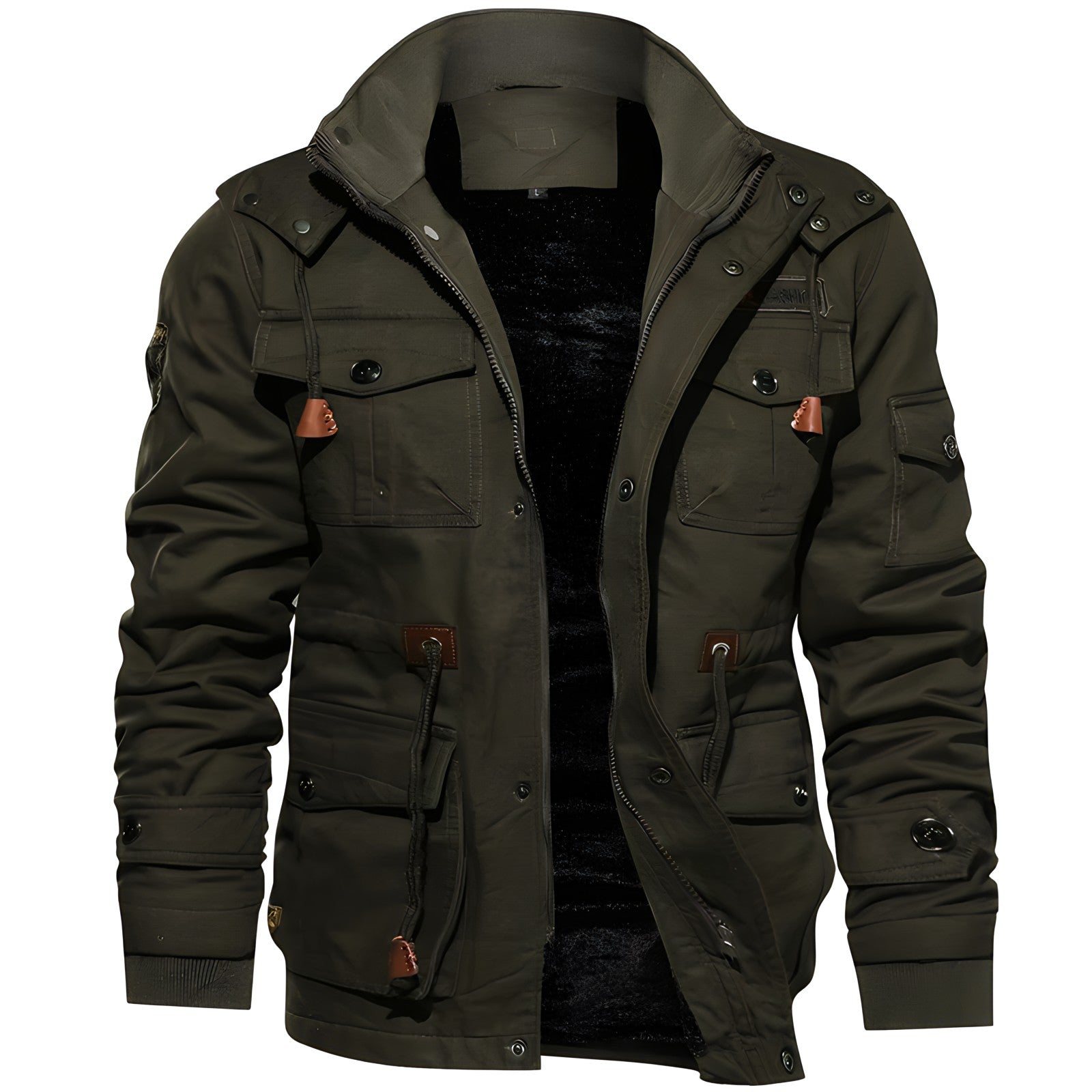 Men’s Tactical Outdoor Jacket – Multi-Pocket and Warm for Everyday Use