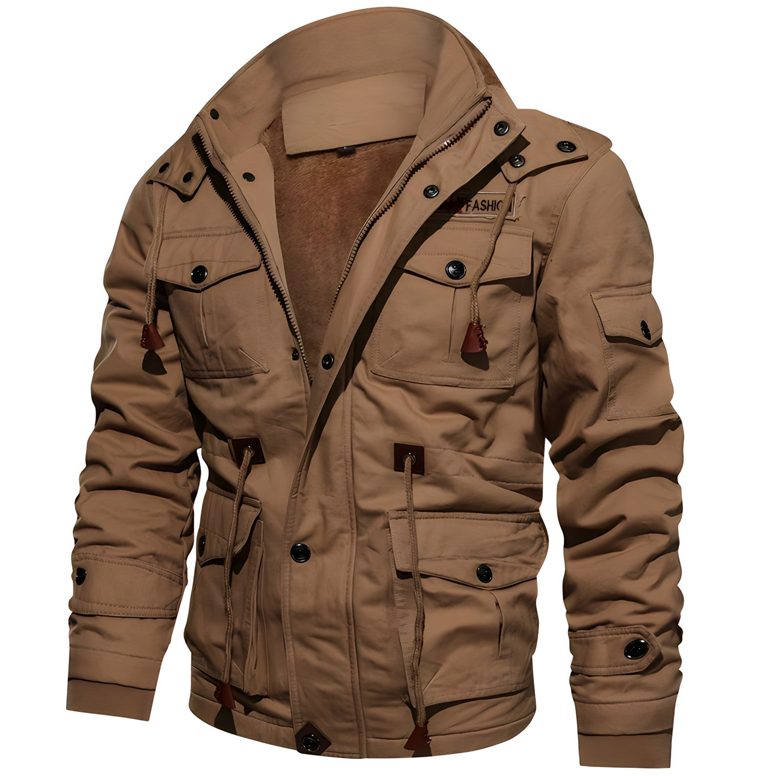 Men’s Tactical Outdoor Jacket – Multi-Pocket and Warm for Everyday Use
