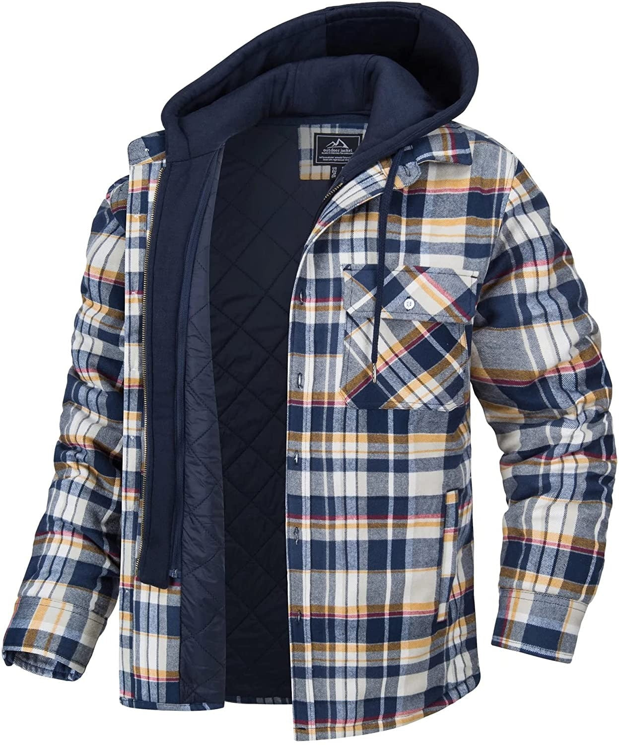 Men’s Checked Hooded Jacket | Casual, Warm and Effortlessly Stylish