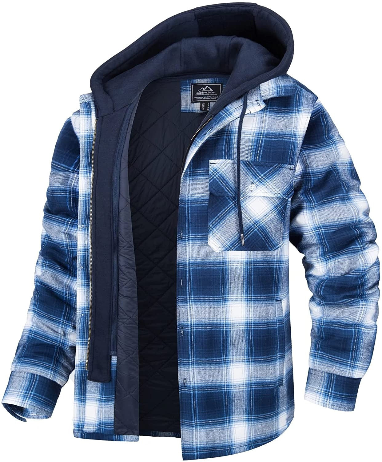Men’s Checked Hooded Jacket | Casual, Warm and Effortlessly Stylish