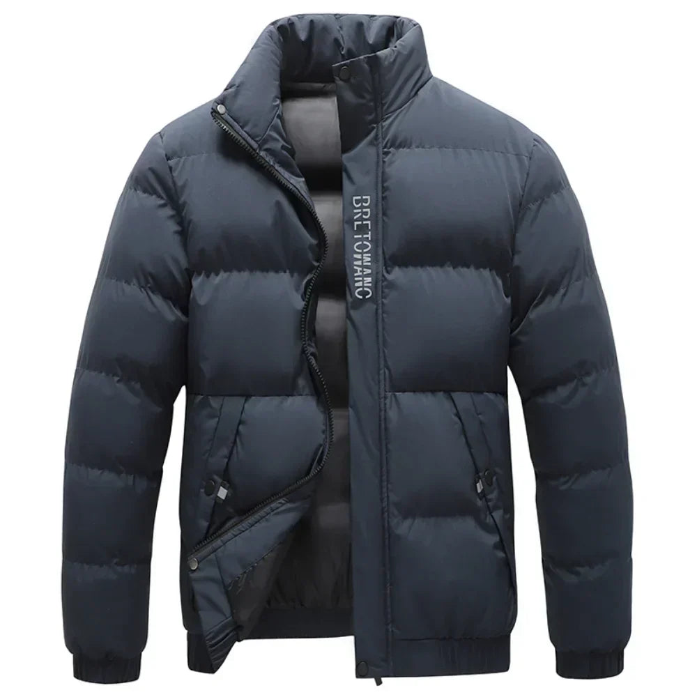 Men's Winter Jacket with Collar | BOS