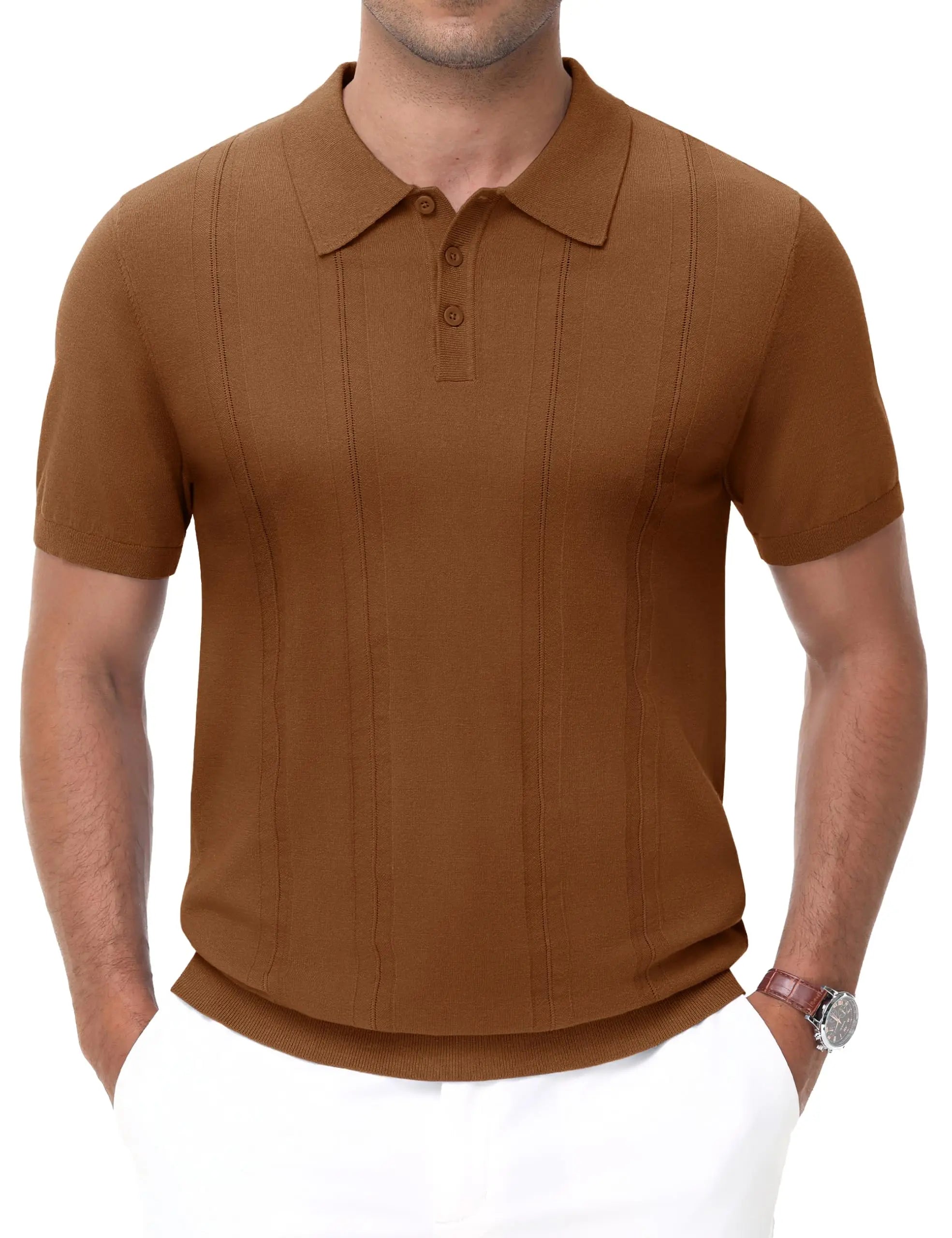 Ribbed Lightweight Polo