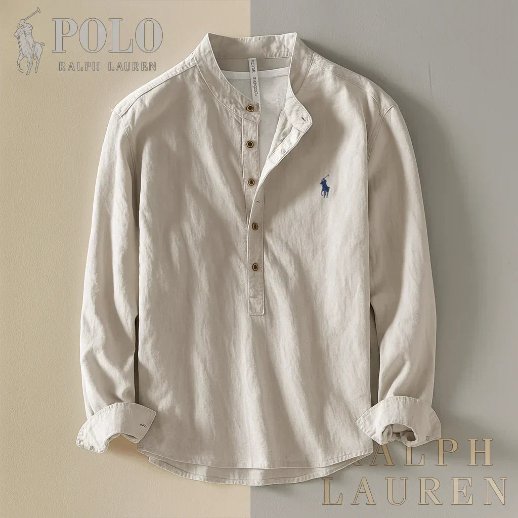 RL – Shirt with casual collar + Free Perfume Bleu de Chanel
