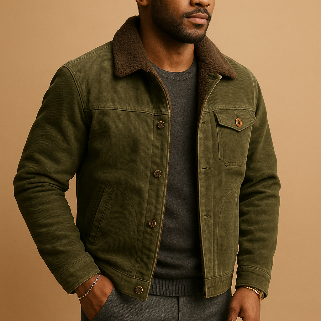 Men's Corduroy Jacket with Modern Fit | Casual Styling