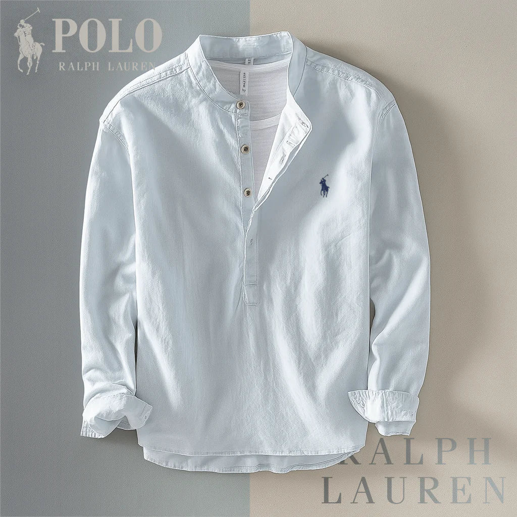 RL – Shirt with casual collar + Free Perfume Bleu de Chanel