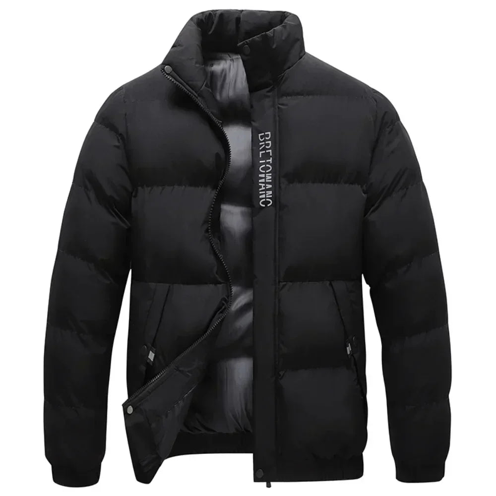 Men's Winter Jacket with Collar | BOS
