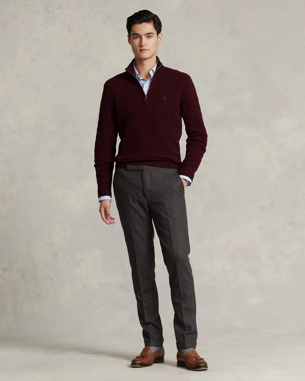 [Buy 1 Get 2] RL™ Cable-Knit Wool-Cashmere Jumper