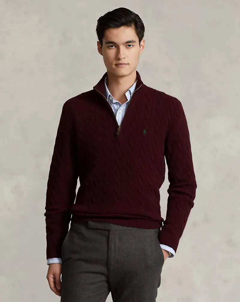 [Buy 1 Get 2] RL™ Cable-Knit Wool-Cashmere Jumper