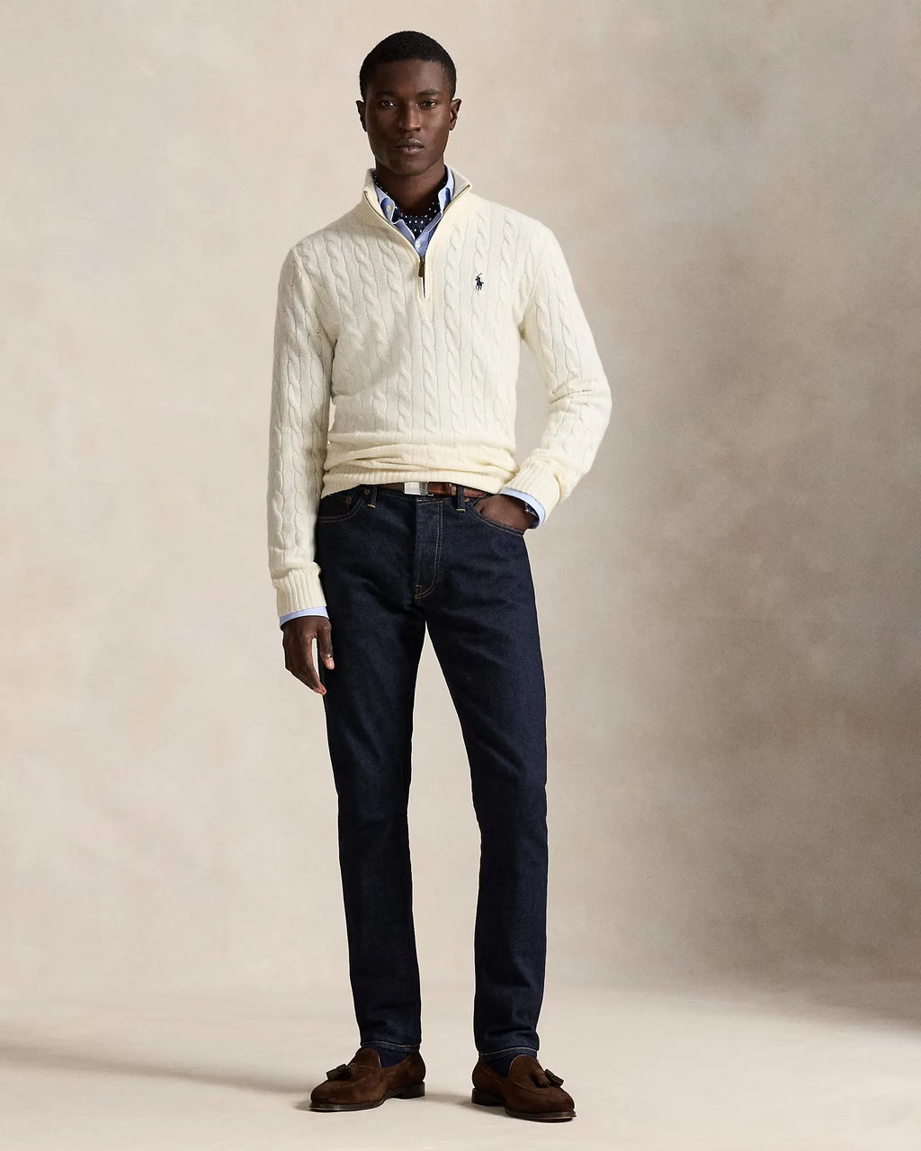 [Buy 1 Get 2] RL™ Cable-Knit Wool-Cashmere Jumper