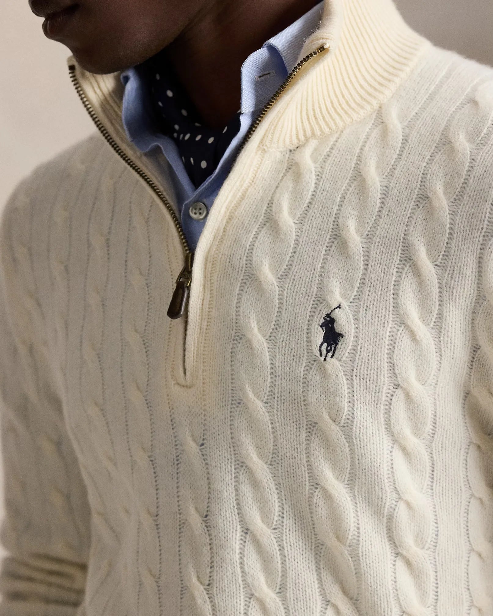 [Buy 1 Get 2] RL™ Cable-Knit Wool-Cashmere Jumper