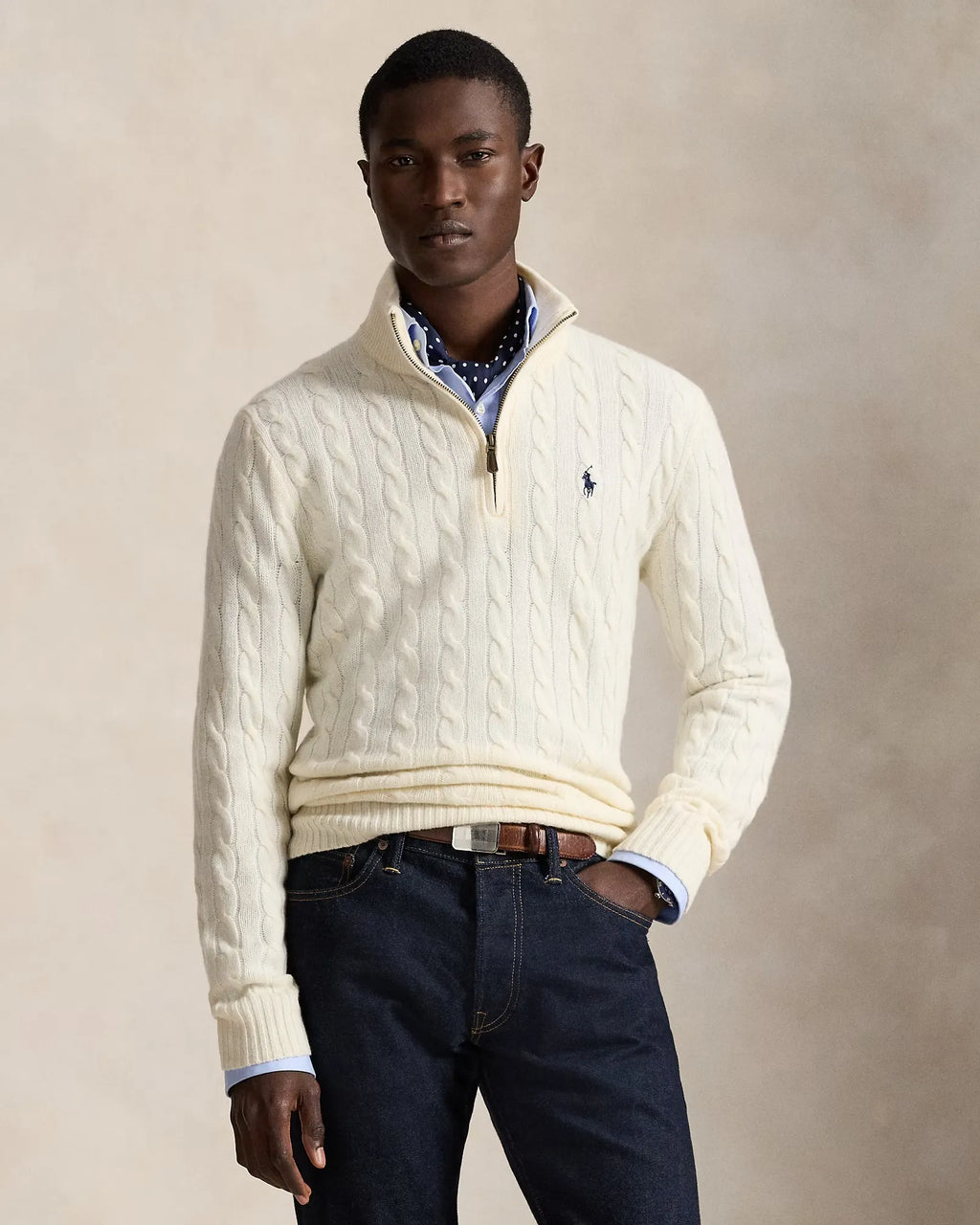 [Buy 1 Get 2] RL™ Cable-Knit Wool-Cashmere Jumper