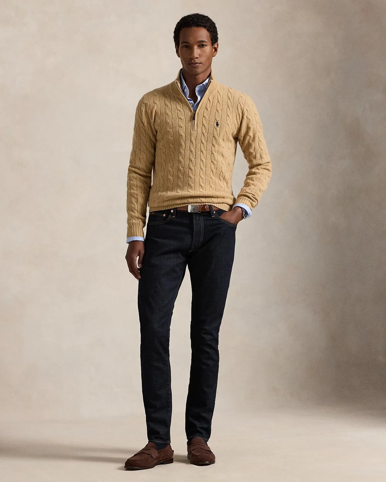 [Buy 1 Get 2] RL™ Cable-Knit Wool-Cashmere Jumper
