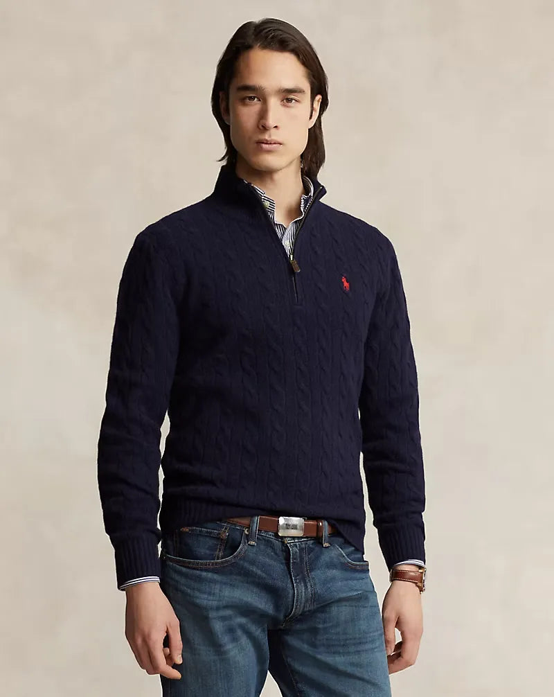 [Buy 1 Get 2] RL™ Cable-Knit Wool-Cashmere Jumper