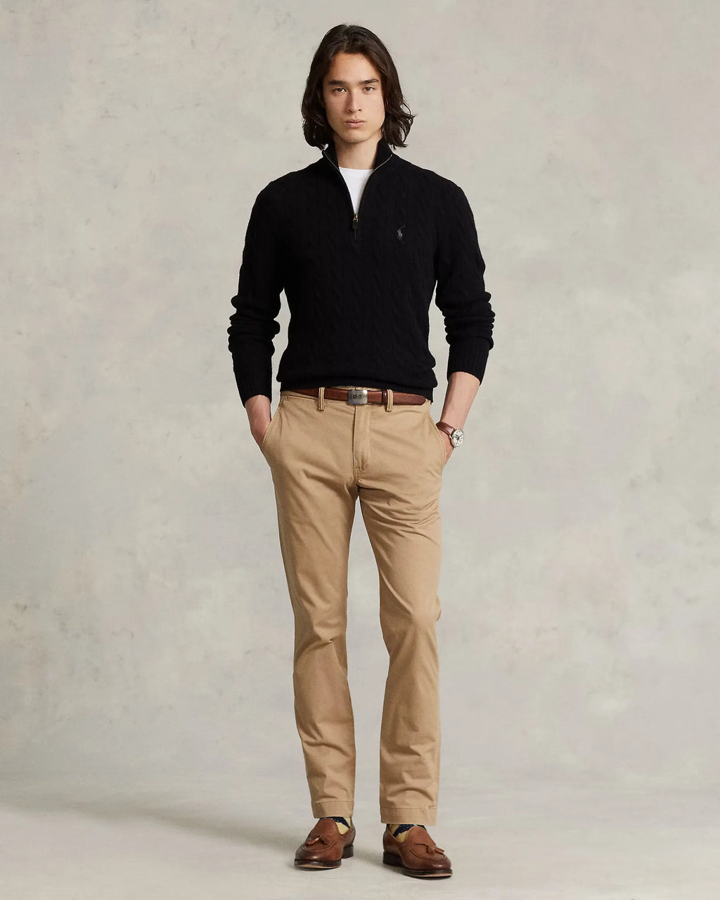 [Buy 1 Get 2] RL™ Cable-Knit Wool-Cashmere Jumper