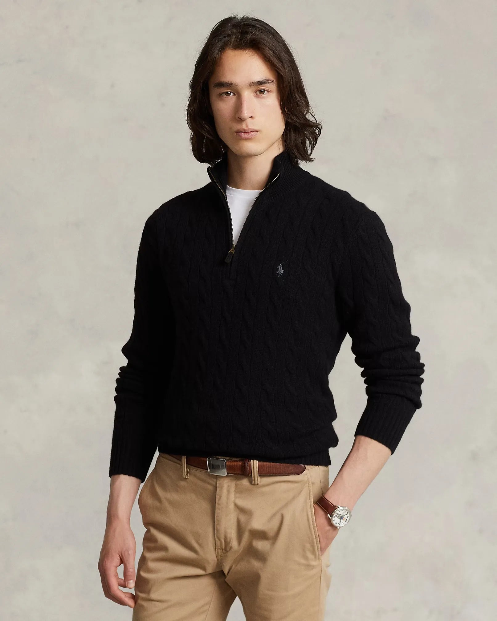 [Buy 1 Get 2] RL™ Cable-Knit Wool-Cashmere Jumper