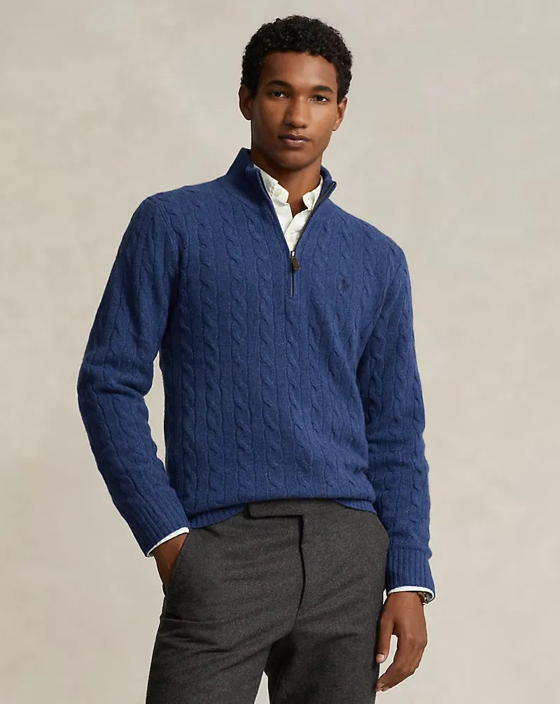 [Buy 1 Get 2] RL™ Cable-Knit Wool-Cashmere Jumper