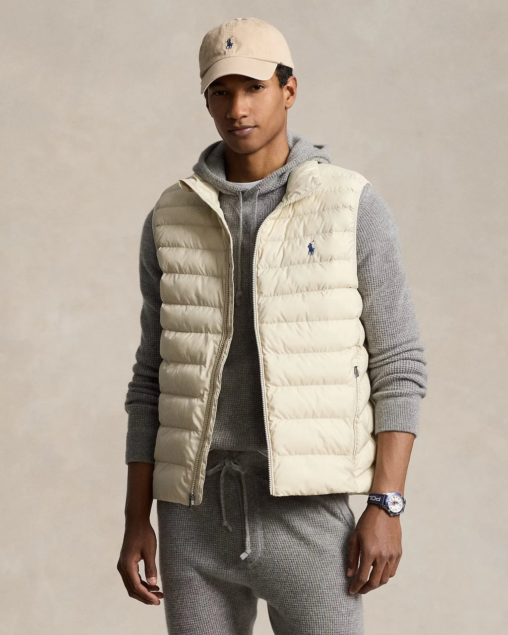 RL™Men's Comfortable Puffer Vest + Perfume Bleu de Chanel
