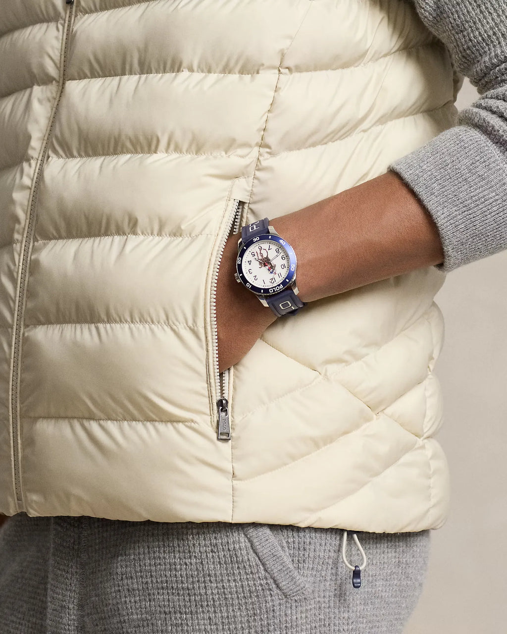 RL™Men's Comfortable Puffer Vest + Perfume Bleu de Chanel