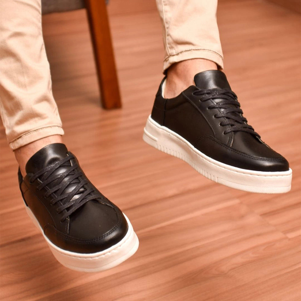 Tênis Casual Preto Vintage (39)
