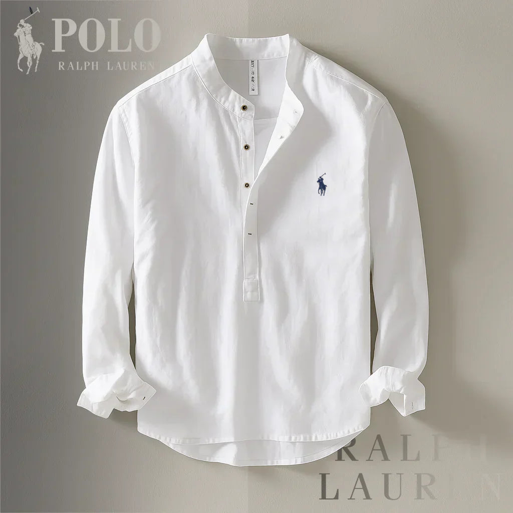 RL – Shirt with casual collar + Free Perfume Bleu de Chanel